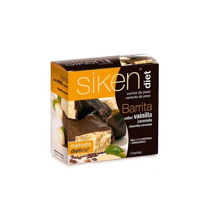 SikenDiet Barritas Vainilla-Caramelo 5 uds