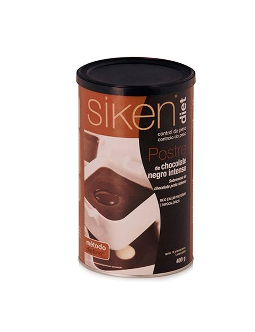 SikenDiet Postre Chocolate Negro Intenso Bote 400 G.