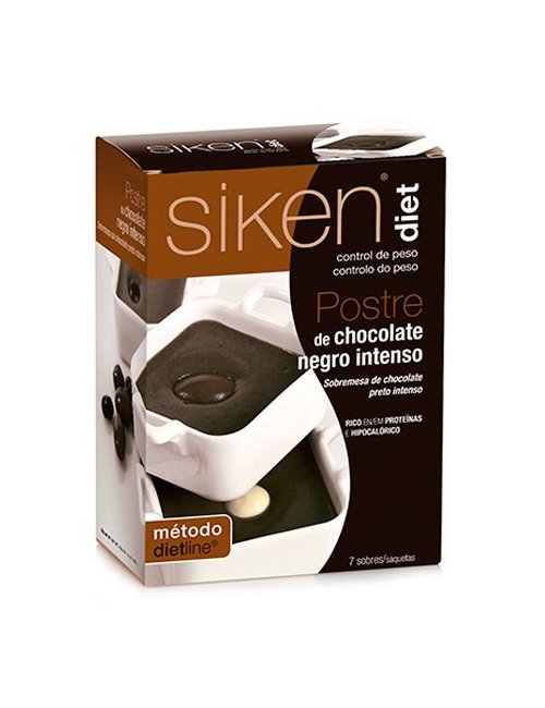 Sikendiet Postre Chocolate Negro 7 Sobres