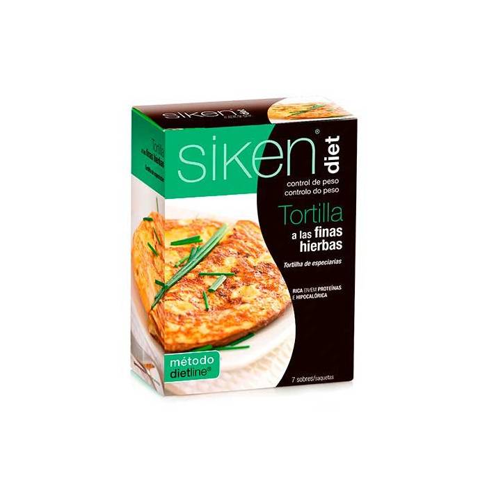 Sikendiet Tortilla Finas Hierbas 7 Sobres