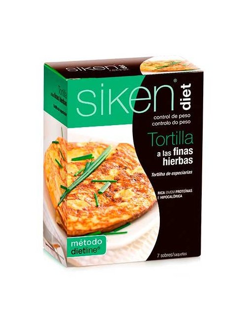 Sikendiet Tortilla Finas Hierbas 7 Sobres