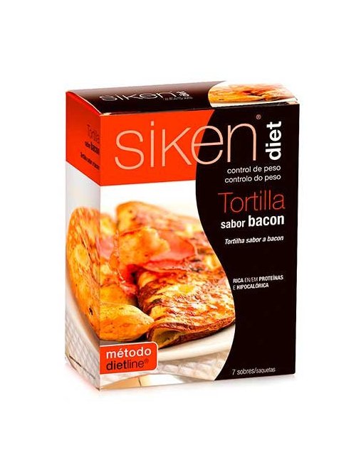 Sikendiet Tortilla Sabor Bacon 7 Sobres