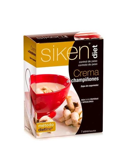 Sikendiet Crema de Campiñones 7 Sobres