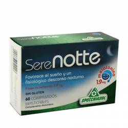 Serenotte Melatonina 60 comp masticable Specchiasol