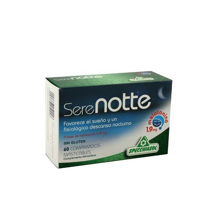 Serenotte Melatonina 60 comp masticable Specchiasol