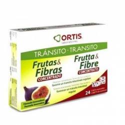 Ortis Transito Frutas y Fibras Concentrado 24 Cubos