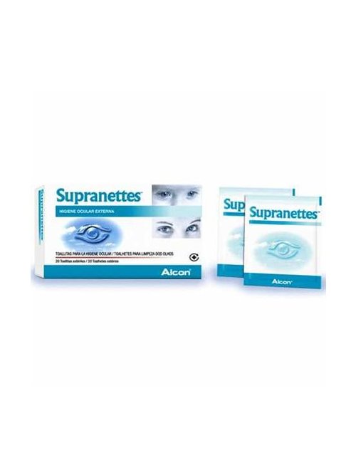 Supranettes 20 Toallitas Higiene Ocular 