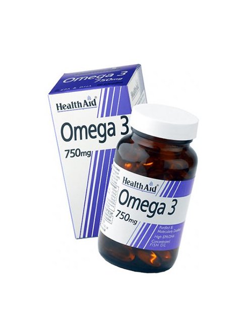 Health Aid Omega 3 750mg 60 Cápsulas Health Aid Omega 3 750mg 60 Cápsulas