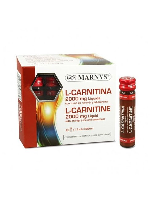 Marnys L-Carnitina 2000 20 Ampollas Marnys L-Carnitina 2000 20 Ampollas