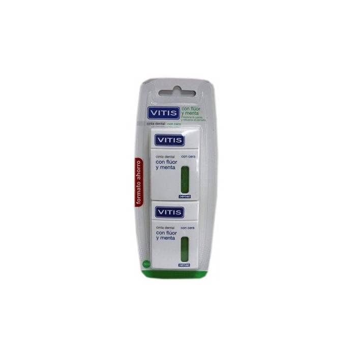 Vitis Cinta Dental con Fluor y Menta Duplo 2 U.