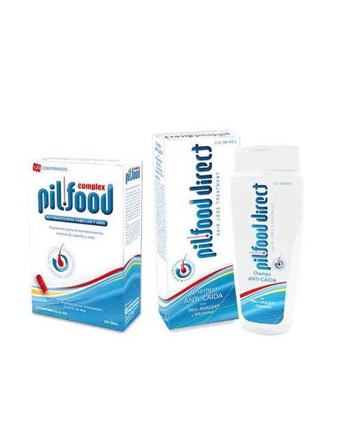 Pilfood Complex 120 Comprimidos + Champú Anticaída Pilfood Complex 120 Comprimidos + Champú Anticaída