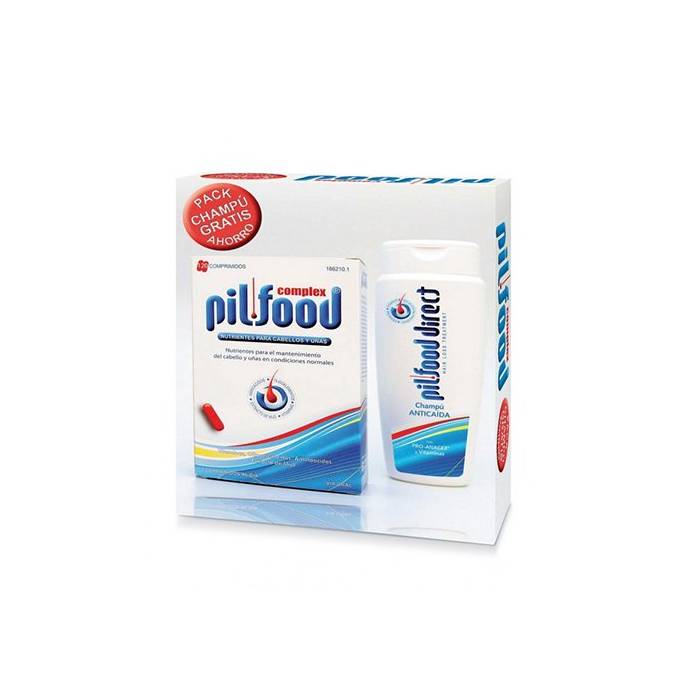 Pilfood complex 60 comprimidos + Champu Regalo