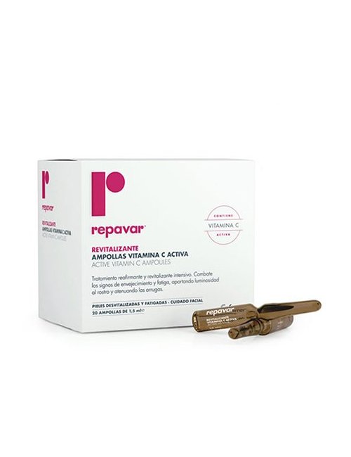 Repavar 20 Ampollas Revitalizantes Vitamina C 