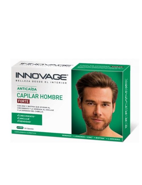 Innovage Anticaída Capilar Hombre Forte 30 Cápsulas Innovage Anticaída Capilar Hombre Forte 30 Cápsulas