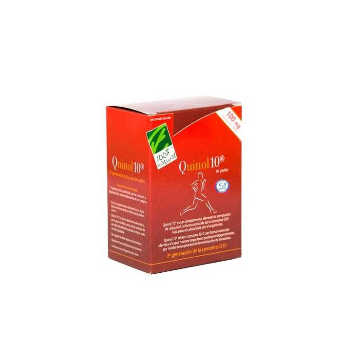 100% Natural Quinol 10 100mg 60 Perlas