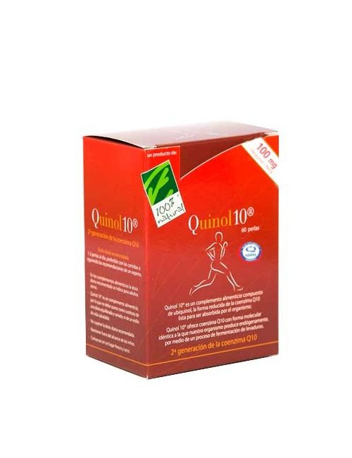 100% Natural Quinol 10 100mg 60 Perlas