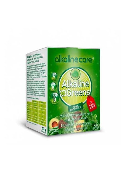 Alkaline Care 16 Greens Sobres Alkaline Care 16 Greens Sobres
