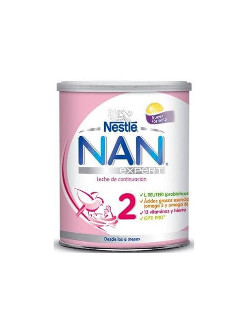 Nan 2 Expert 800 Gr. Leche Continuación Nestle