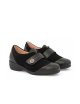 Zapato Señora Velcro Pala Piel 1998 Negro