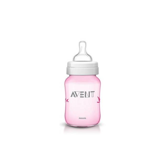 Avent Biberón Classic Rosa