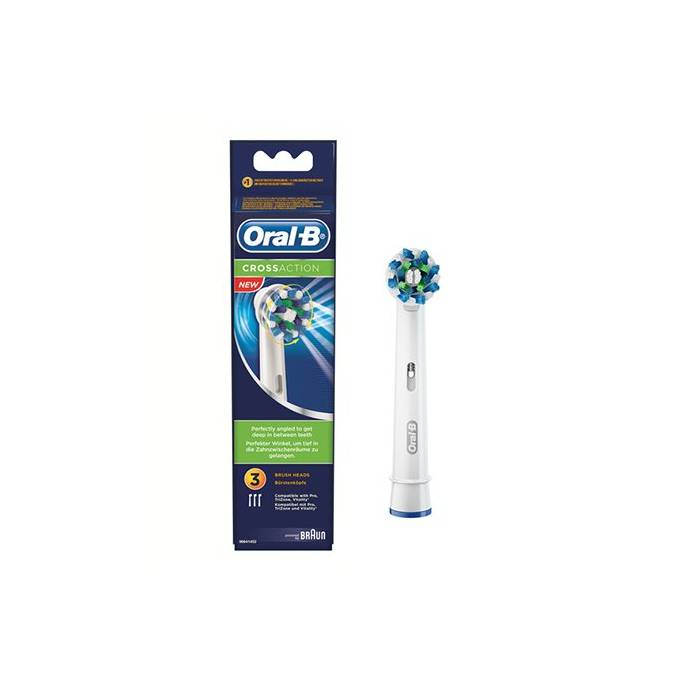 Oral B Recambio CrossAction 3 Unidades