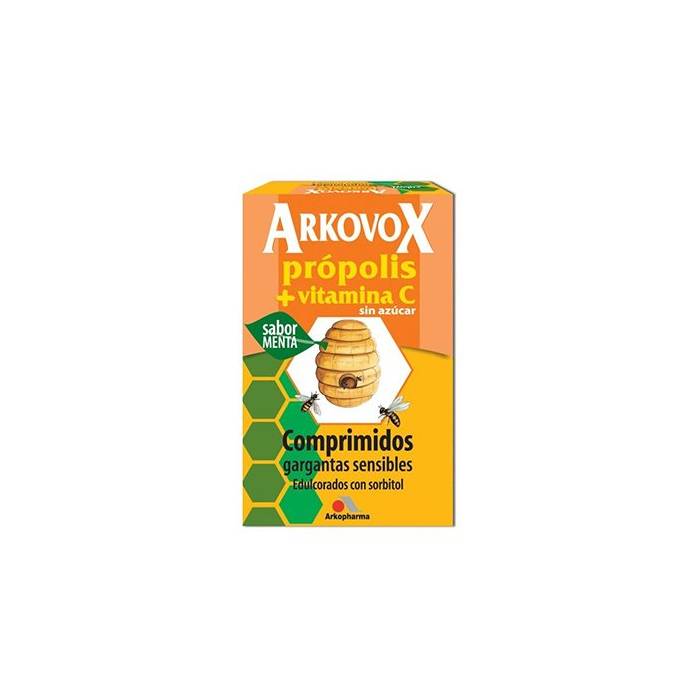 Arkovox 20 Comprimidos Popolis + Vitam C Sabor Miel-Limón 