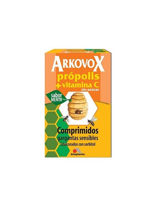 Arkovox 20 Comprimidos Popolis + Vitam C Sabor Miel-Limón 
