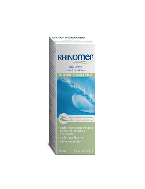 Rhinomer Intense Eucalyptus Spray Nasal 20 ml. Rhinomer Intense Eucalyptus Spray Nasal 20 ml.