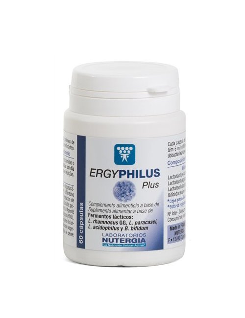 Ergyphilus Plus Probióticos-Defensas 60 cápsulas Nutergia 