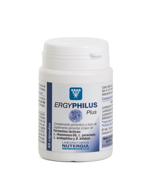 Ergyphilus Plus Probióticos-Defensas 60 cápsulas Nutergia Ergyphilus Plus Probióticos-Defensas 60 cápsulas Nutergia
