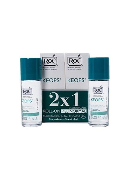 RoC Keops Duplo Desodorante Roll-on 30 + 30 ml RoC Keops Duplo Desodorante Roll-on 30 + 30 ml