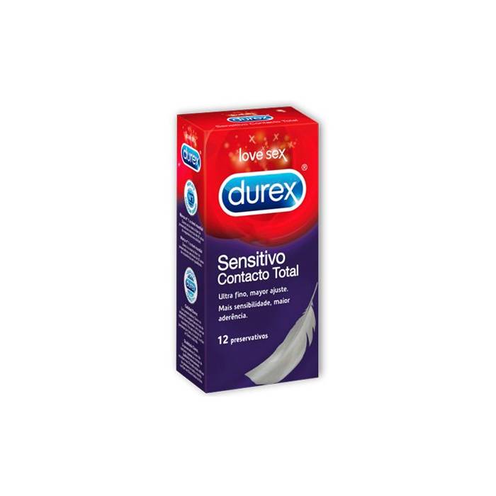 Durex Sensitivo Contacto Total 12 preservativos