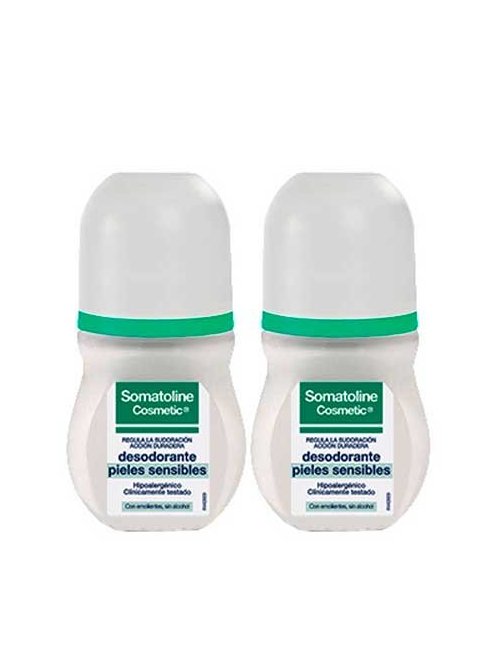 Somatoline Desodorante Roll-On Pieles Sensibles 50+50 Ml. Somatoline Desodorante Roll-On Pieles Sensibles 50+50 Ml.