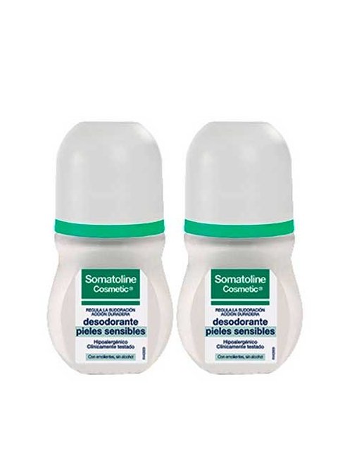 Somatoline Desodorante Roll-On Pieles Sensibles 50+50 Ml.