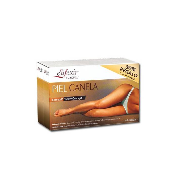 Elifexir Piel Canela Duplo 2 x 40 Cápsulas