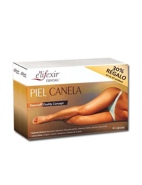 Elifexir Piel Canela Duplo 2 x 40 Cápsulas