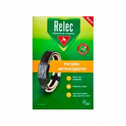 Relec Pulsera Repelente Mosquitos Negra