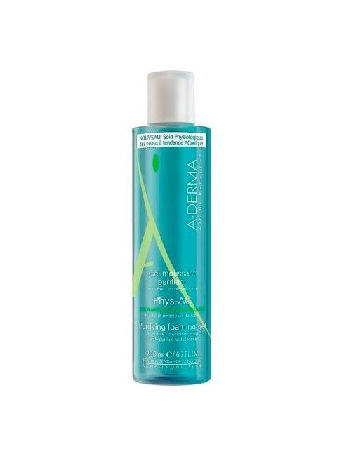 A-Derma Phys-Ac  Gel Limpiador Purificante  400 Ml.