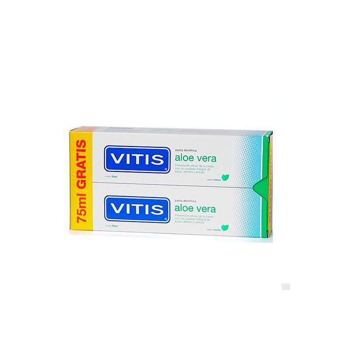 Vitis Aloe Vera Pasta Duplo 2 x 150 Ml. Vitis Aloe Vera Pasta Duplo 2 x 150 Ml.