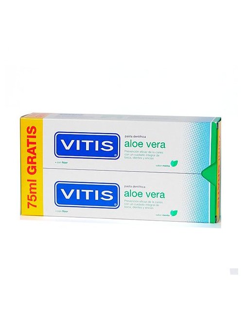 Vitis Aloe Vera Pasta Duplo 2 x 150 Ml. Vitis Aloe Vera Pasta Duplo 2 x 150 Ml.