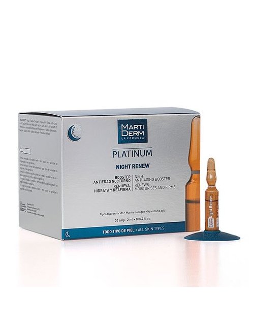 Martiderm Platinum Night Renew 30 Ampollas