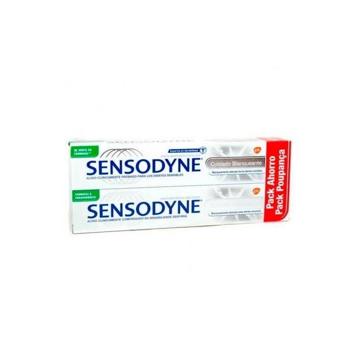 Sensodyne Cuidado Blanqueante Duplo 2x75 Ml.