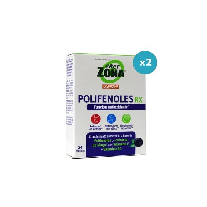 Enerzona Polifenoles Duplo 2 x 24 Cápsulas