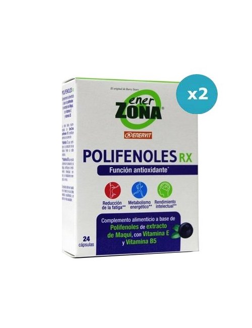 Enerzona Polifenoles Duplo 2 x 24 Cápsulas