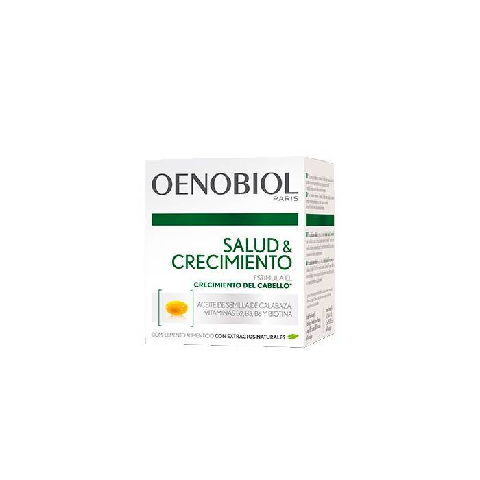 Oenobiol Capilar Salud y Crecimiento 60 Cápsulas Oenobiol Capilar Salud y Crecimiento 60 Cápsulas