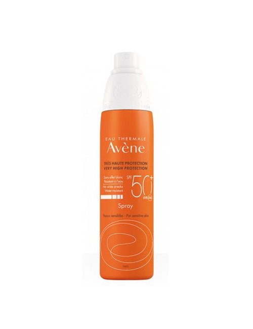 Avene Solar Spray SPF 50+ Cuerpo, 200ml Pieles sensibles