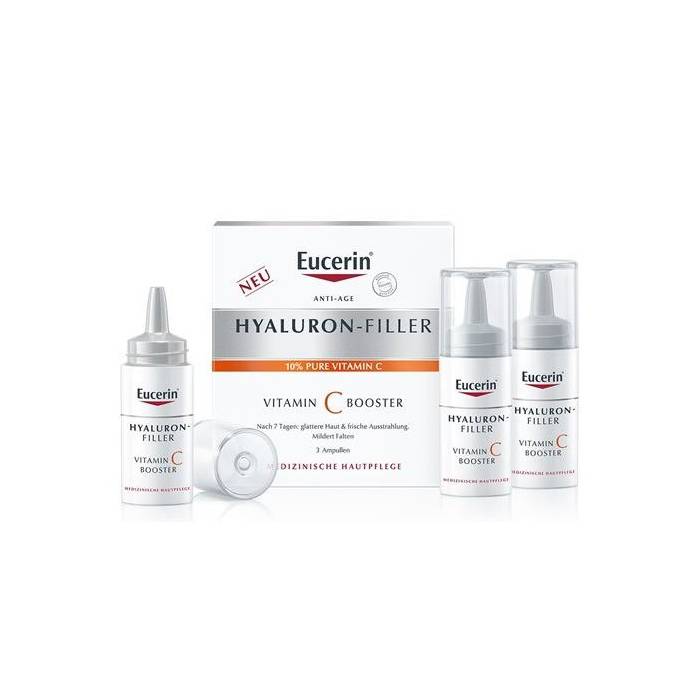 Eucerin Hyaluron Filler Vitamin C Booster 3x8 Ml.