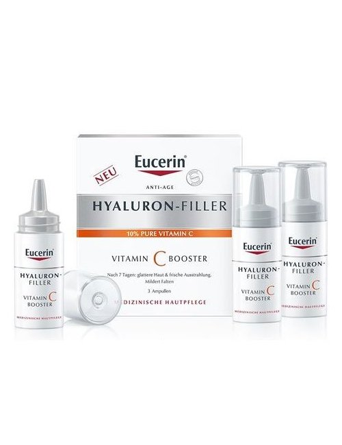 Eucerin Hyaluron Filler Vitamin C Booster 3x8 Ml.