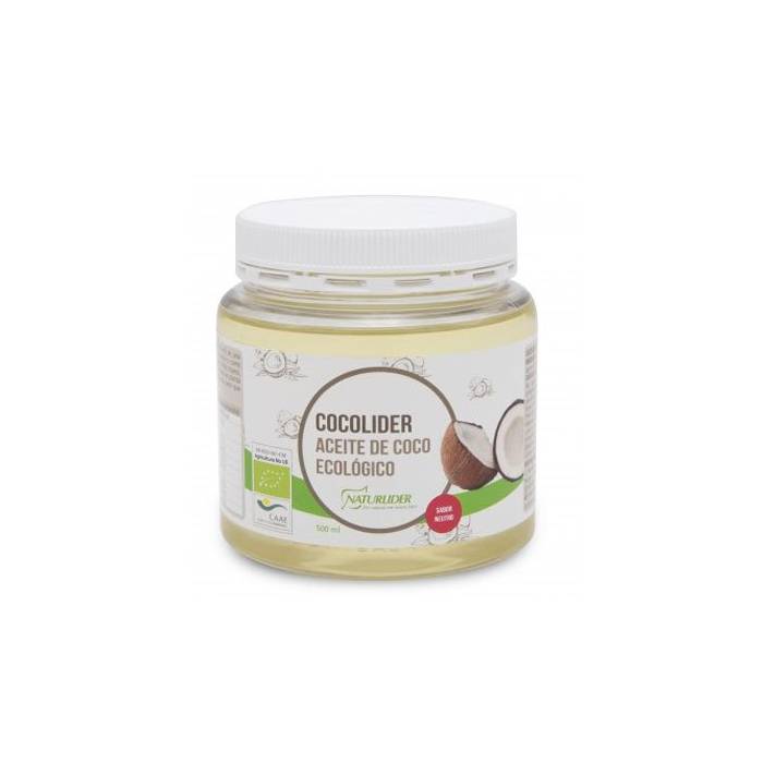 Cocolider Aceite de Coco Bio 500 Ml.