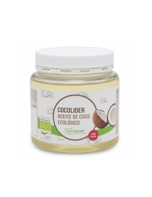 Cocolider Aceite de Coco Bio 500 Ml.